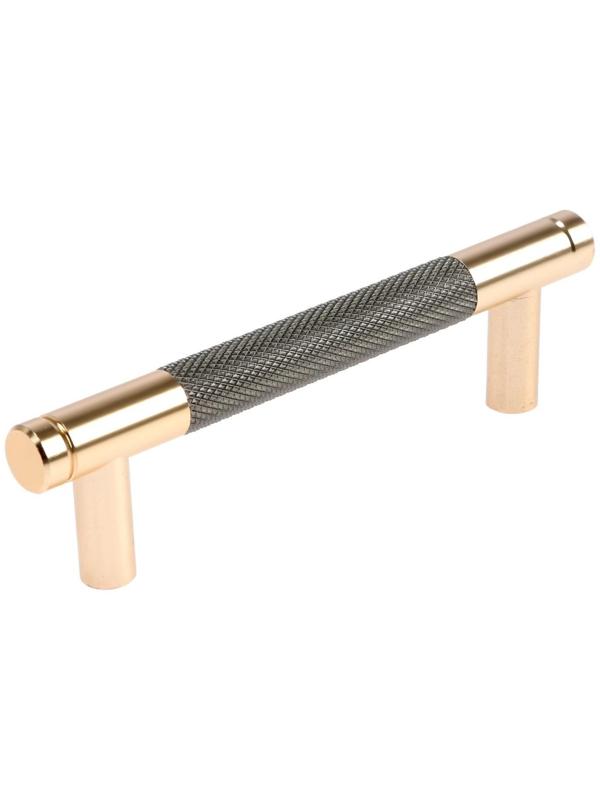 Ручка-рейлинг CAPPIO, м/о 96 мм, цвет золото/серый