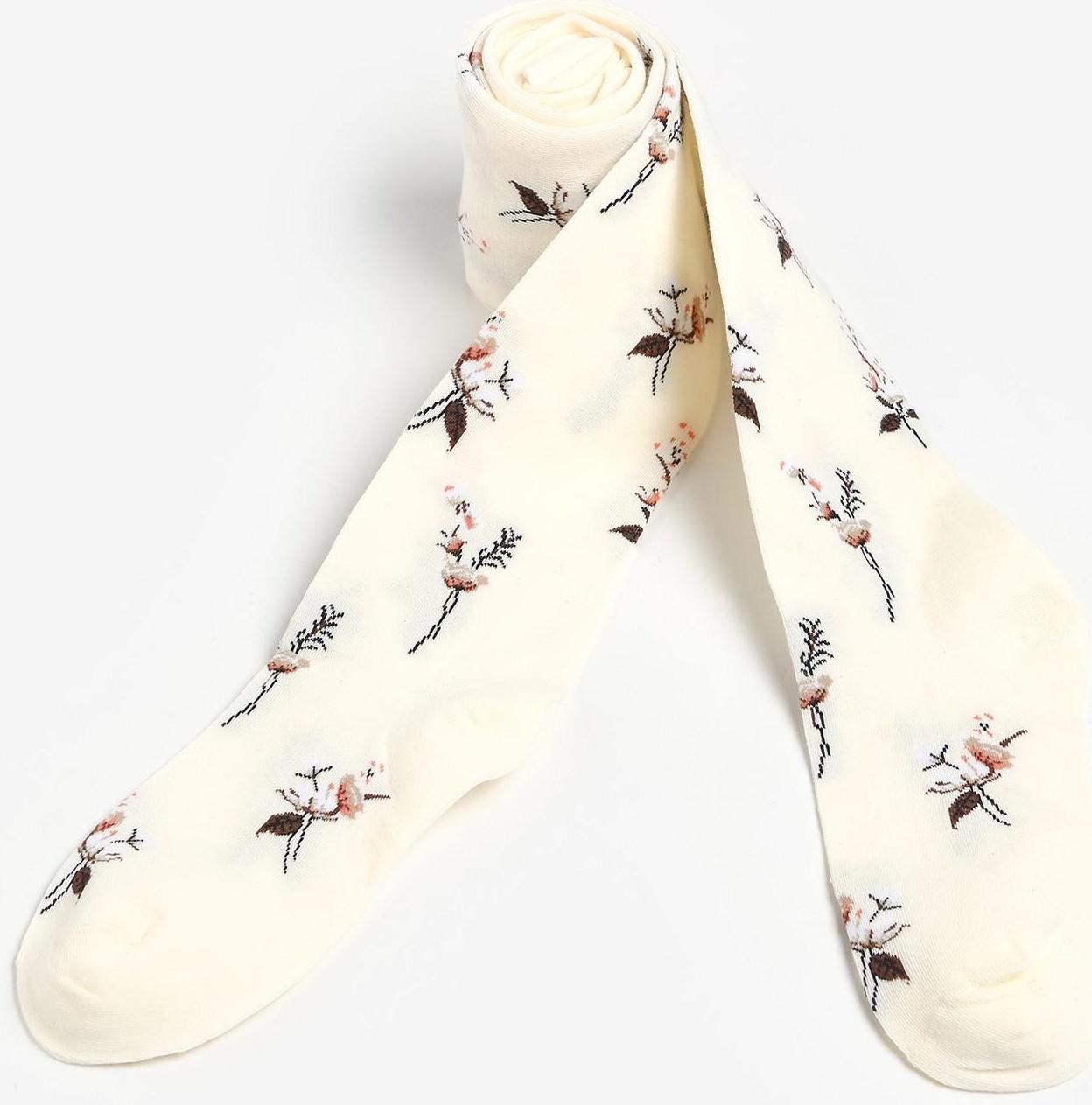 Колготки детские, цвет кремовый, рост 80-86