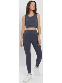 Леггинсы спортивные женские MINAKU цвет графит, размер 40