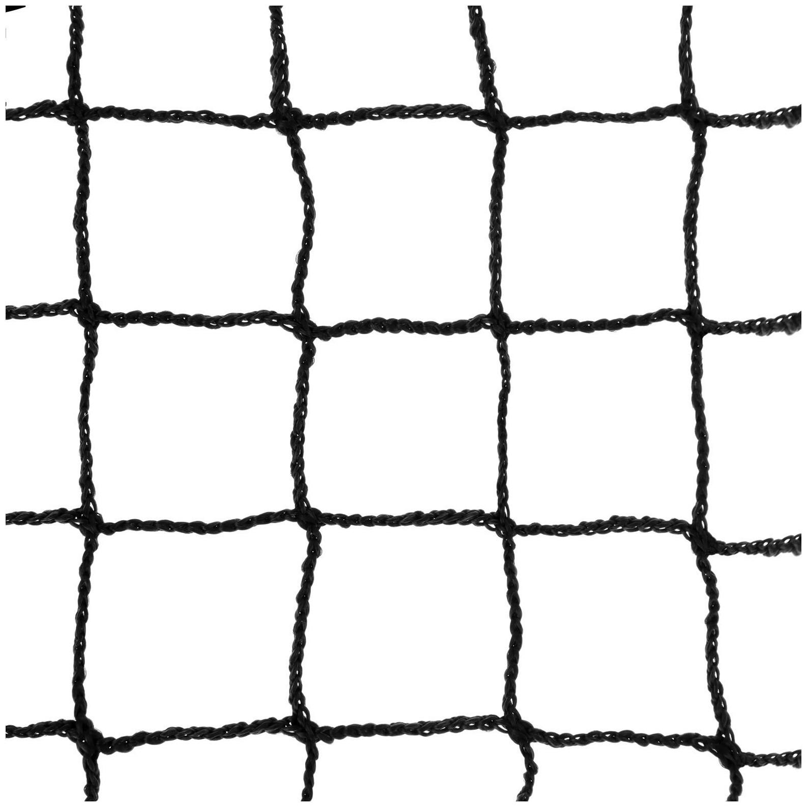 Сетка большой теннис Д=2,0 мм яч. 40*40 мм черный. Размер 1,07*12,8 м окантовка верх лента 2,5 см 94