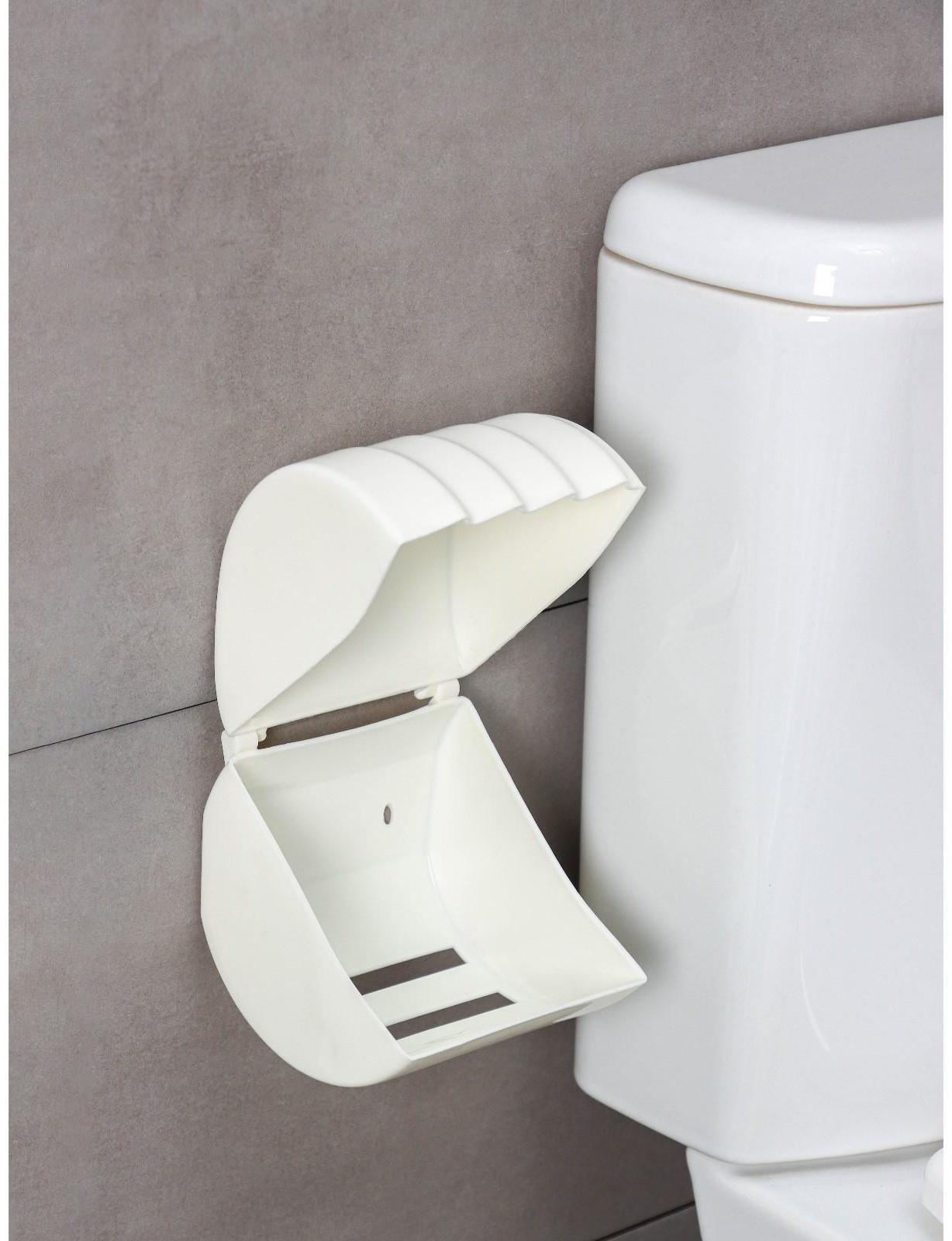 Держатель для туалетной бумаги Regular, 15,5×12,2×13,5 см, цвет белое облако