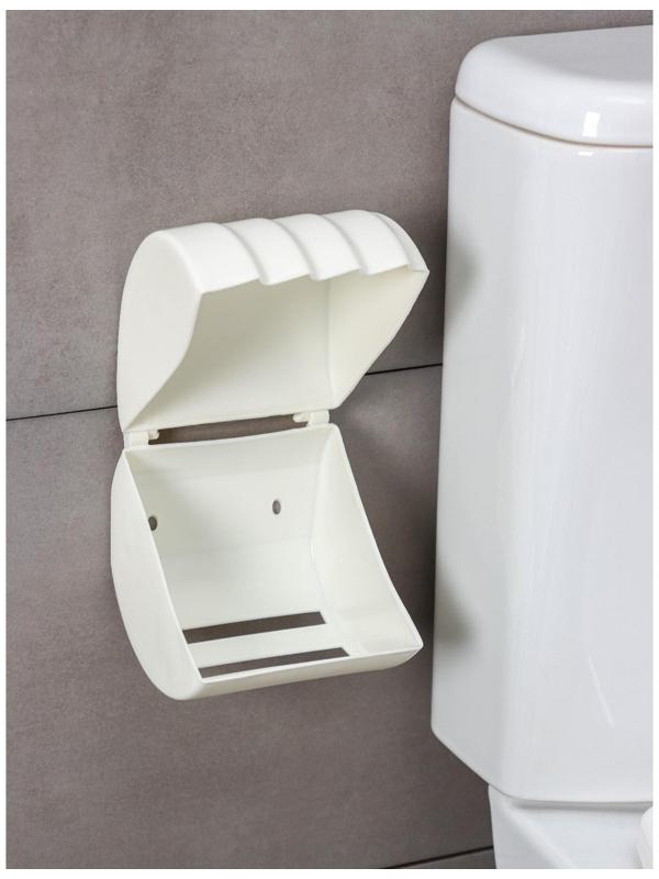 Держатель для туалетной бумаги Regular, 15,5×12,2×13,5 см, цвет белое облако