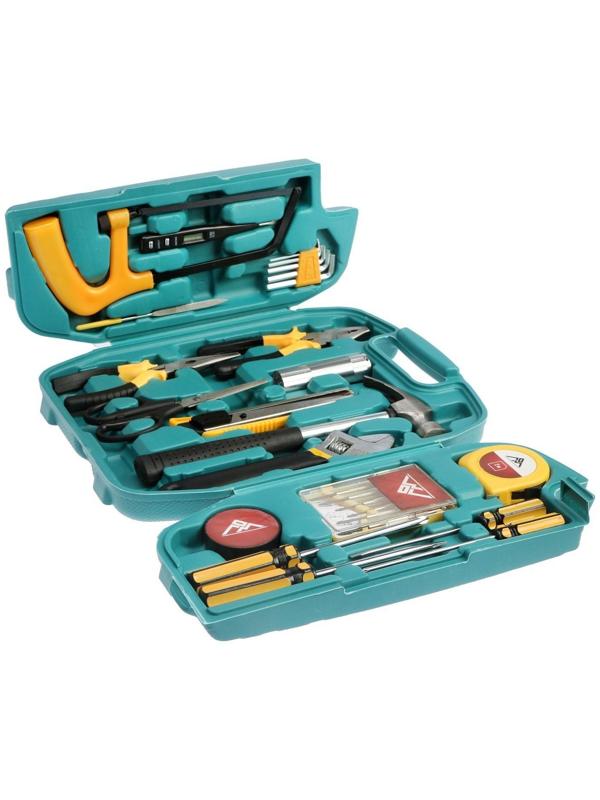 Набор инструментов в подарочном кейсе к 23 февраля ЛОМ, 27 предметов