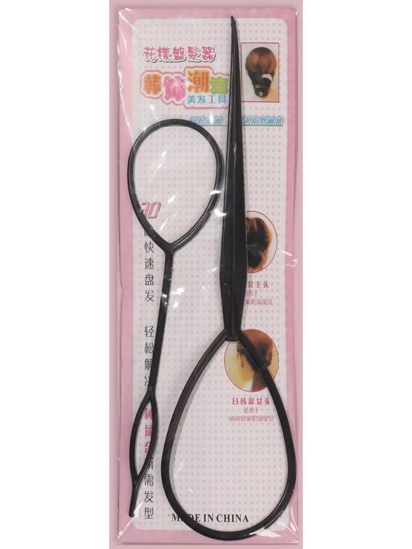 Набор крючков для созадания причёски, 2 шт, цвет чёрный