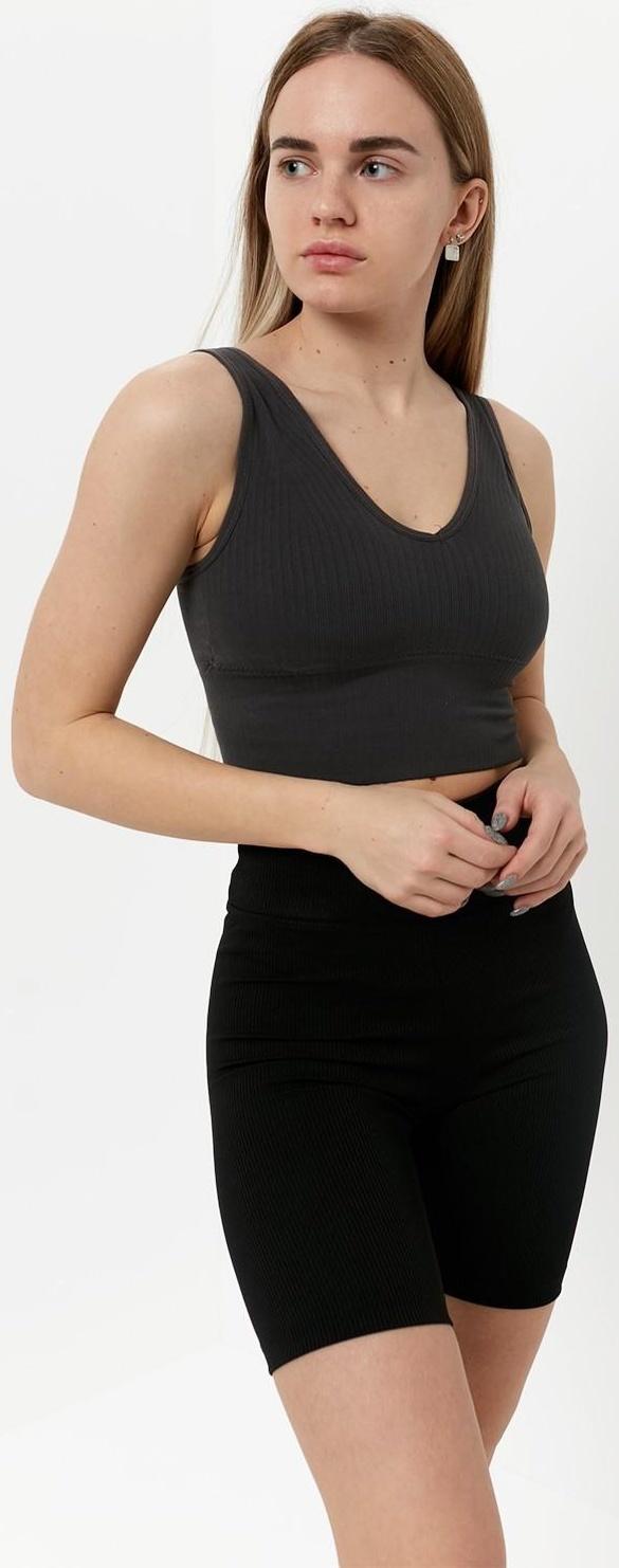 Топ женский, цвет серый, размер 42-46