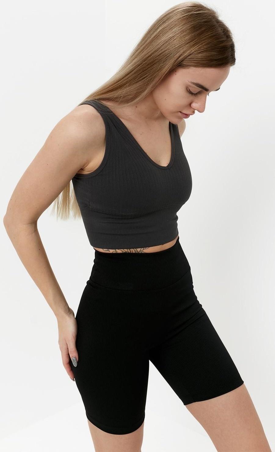 Топ женский, цвет серый, размер 42-46