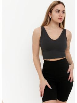 Топ женский, цвет серый, размер 42-46