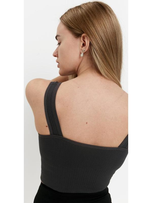 Топ женский, цвет серый, размер 42-46