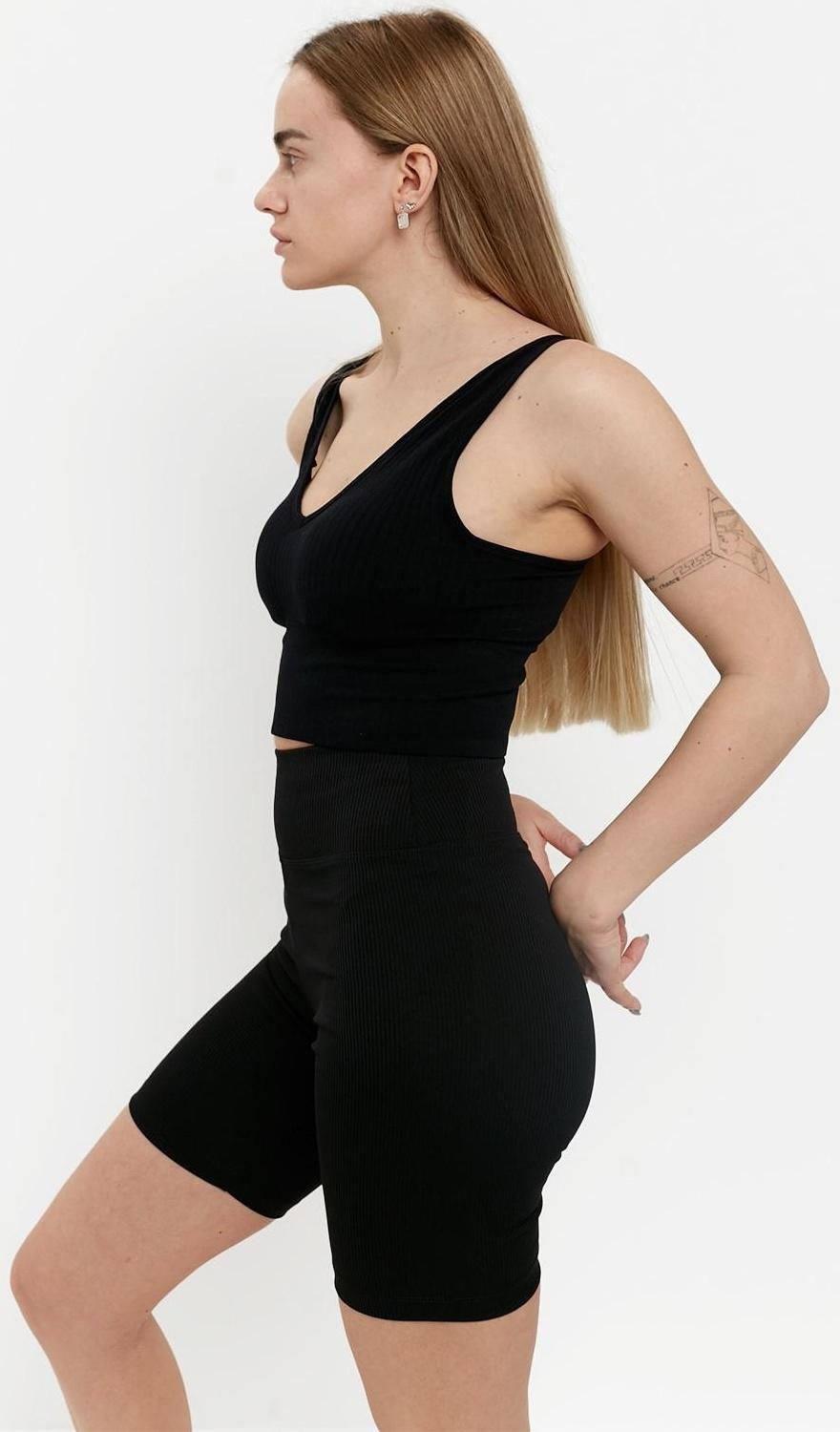 Топ женский, цвет чёрный, размер 42-46