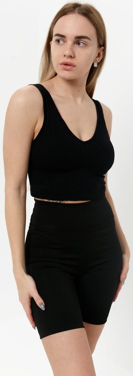 Топ женский, цвет чёрный, размер 42-46