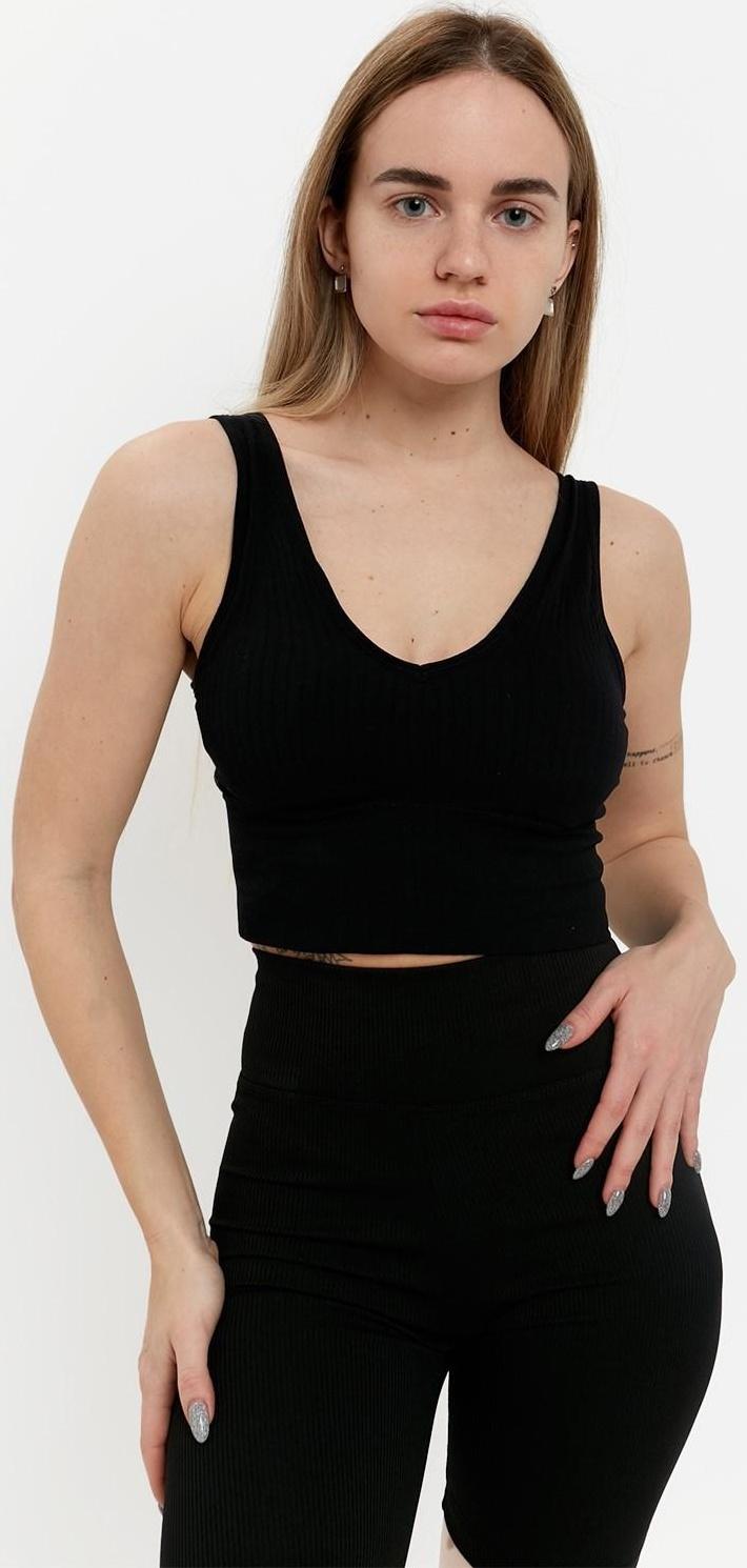 Топ женский, цвет чёрный, размер 42-46