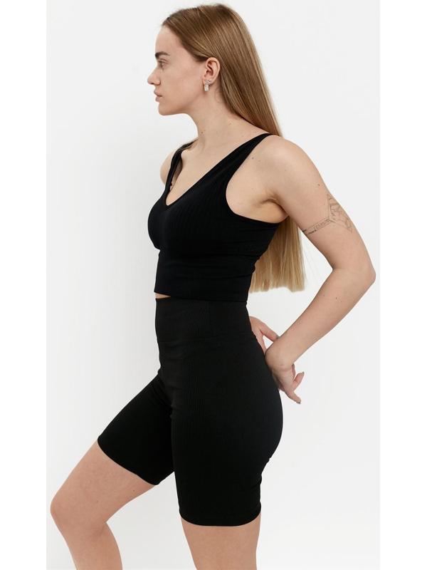 Топ женский, цвет чёрный, размер 42-46