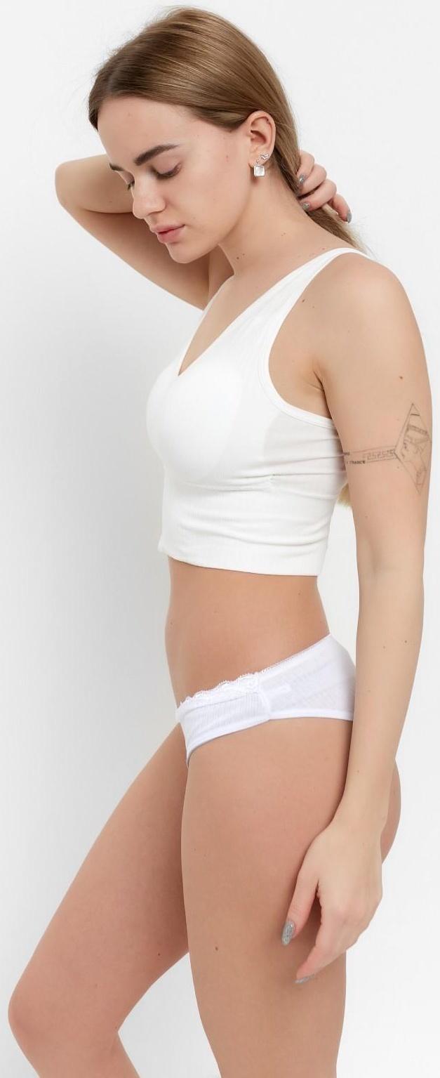 Топ женский, цвет белый, размер 42-46