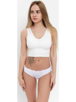 Топ женский, цвет белый, размер 42-46