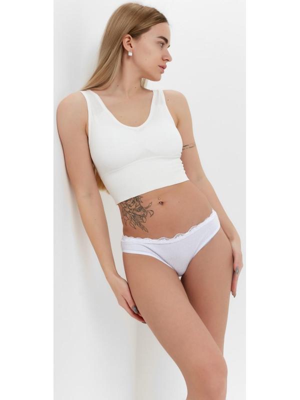 Топ женский, цвет белый, размер 42-46