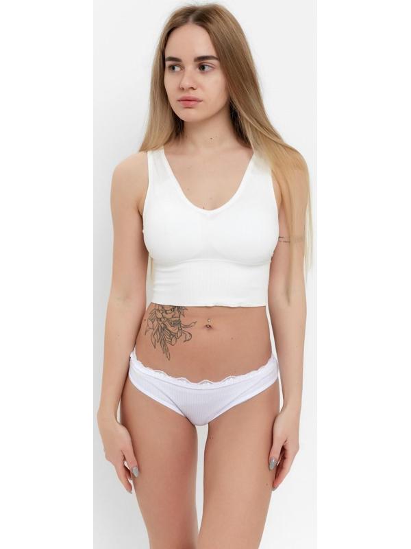 Топ женский, цвет белый, размер 42-46