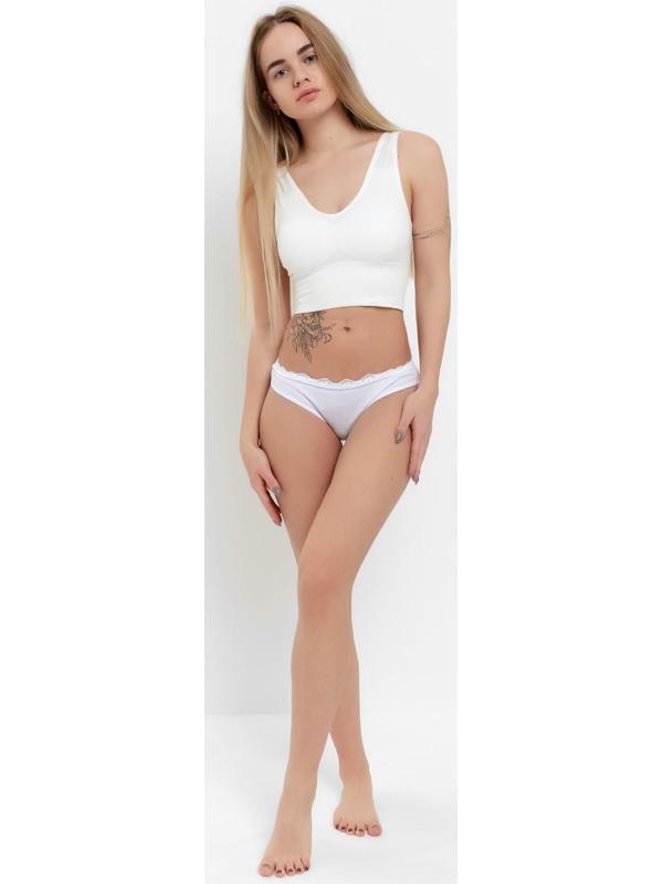 Топ женский, цвет белый, размер 42-46