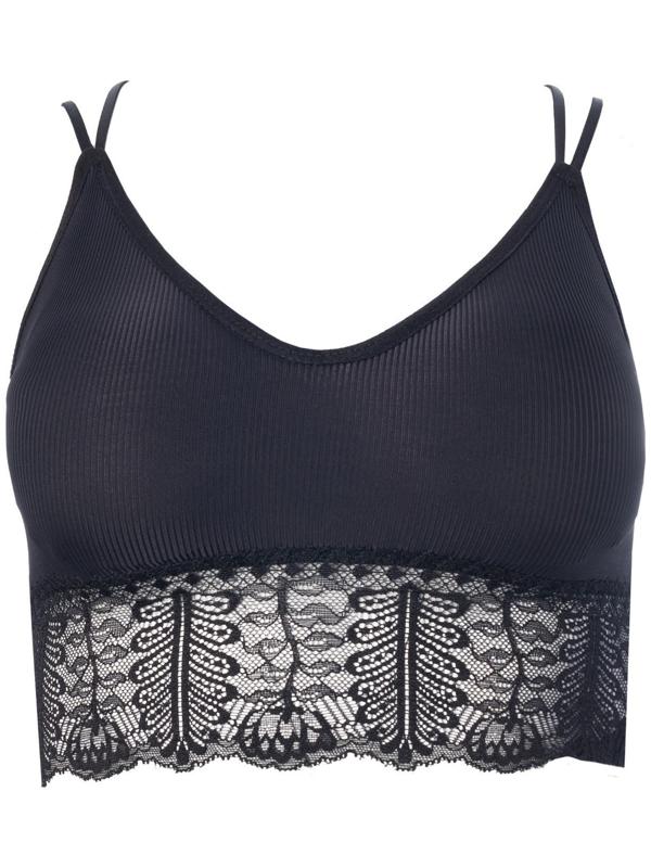 Топ женский, цвет чёрный, размер 42-46