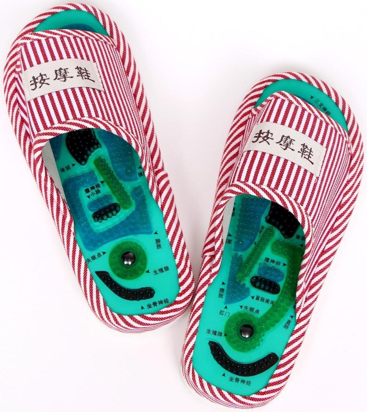 Массажер Tour Ma Line для ступней ног, тапочки, 35-38 размер. 1 пара