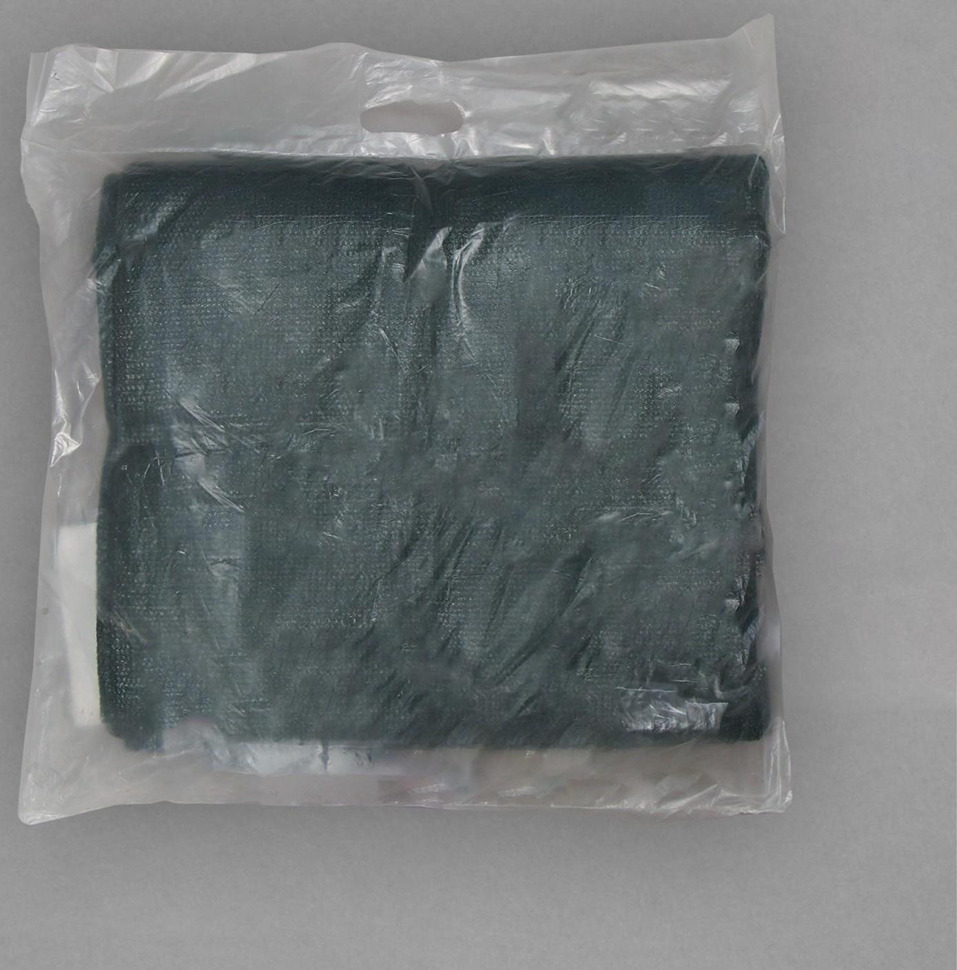 Сетка затеняющая, 5 × 4 м, плотность 80 г/м², зелёная, в наборе 19 клипс