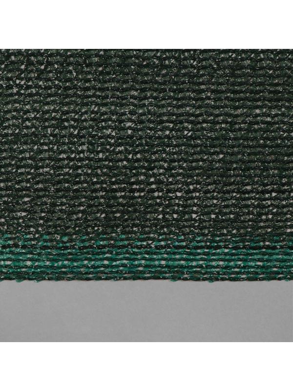 Сетка затеняющая, 5 × 4 м, плотность 80 г/м², зелёная, в наборе 19 клипс