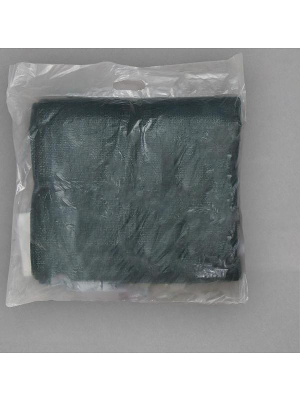 Сетка затеняющая, 5 × 4 м, плотность 80 г/м², зелёная, в наборе 19 клипс