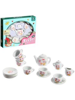 Набор керамической посуды «Чайный сервиз», 15 предметов