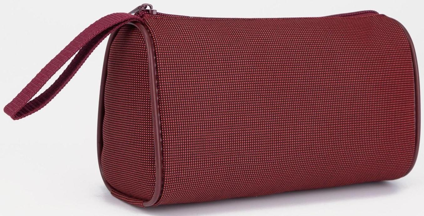 Косметичка на молнии, цвет бордовый