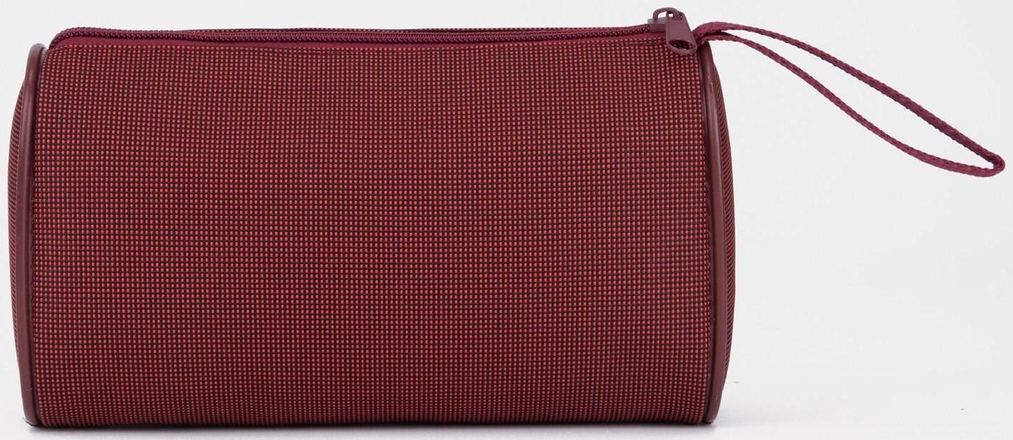 Косметичка на молнии, цвет бордовый