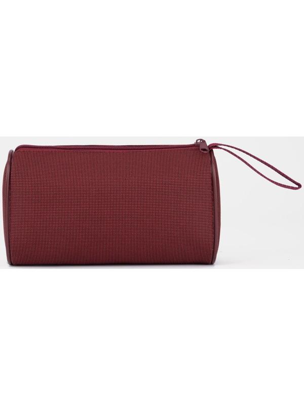 Косметичка на молнии, цвет бордовый