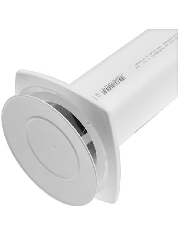 Клапан приточный ERA 10КП-04, d=100 мм, длина 500 мм, внешняя решетка из нержавеющей стали