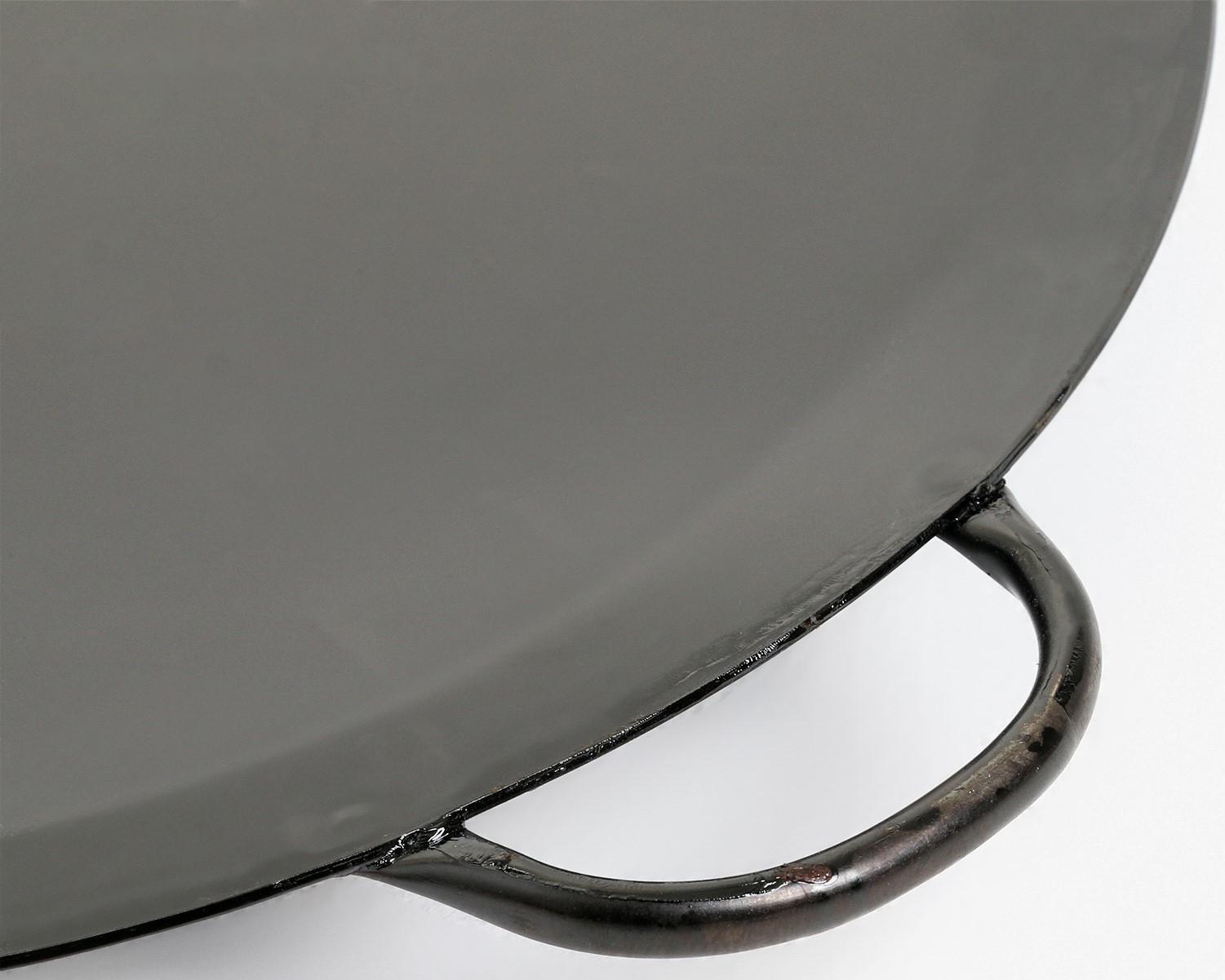 Садж стальной с эко-воронением, 490 мм, толщ. 2 мм