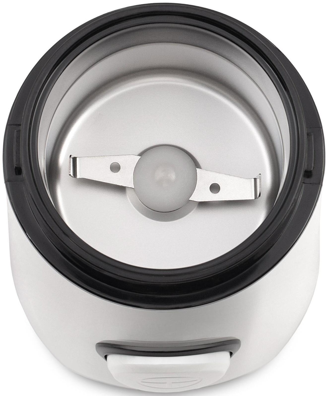 Кофемолка Vitek VT-1541 W, электрическая, ножевая, 150 Вт, 50 г, бело-чёрная