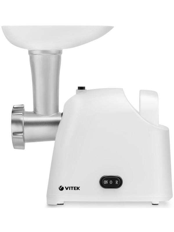 Мясорубка Vitek VT-3625, 1800 Вт, 1.8 кг/мин, реверс, белая