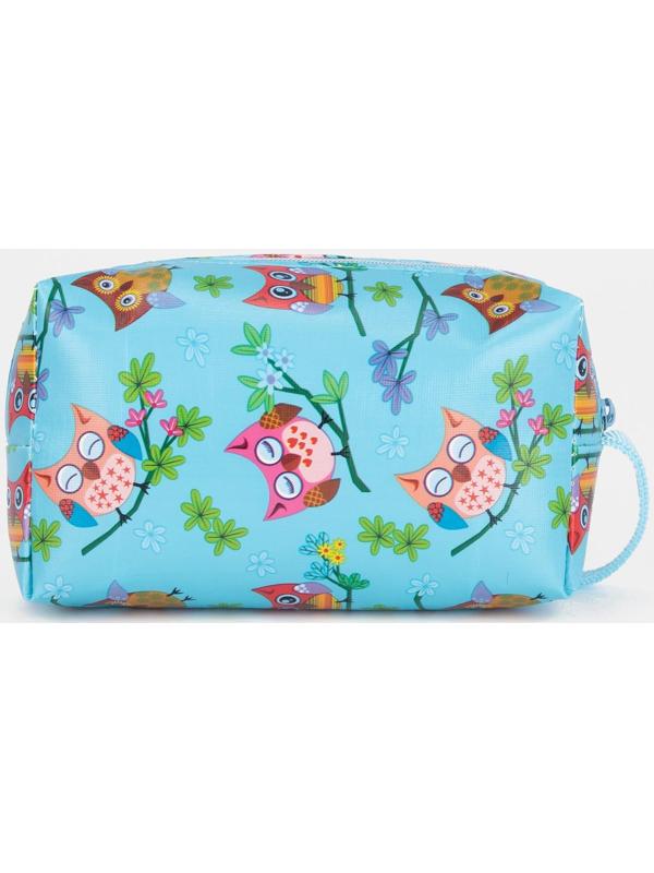 Косметичка на молнии, цвет голубой