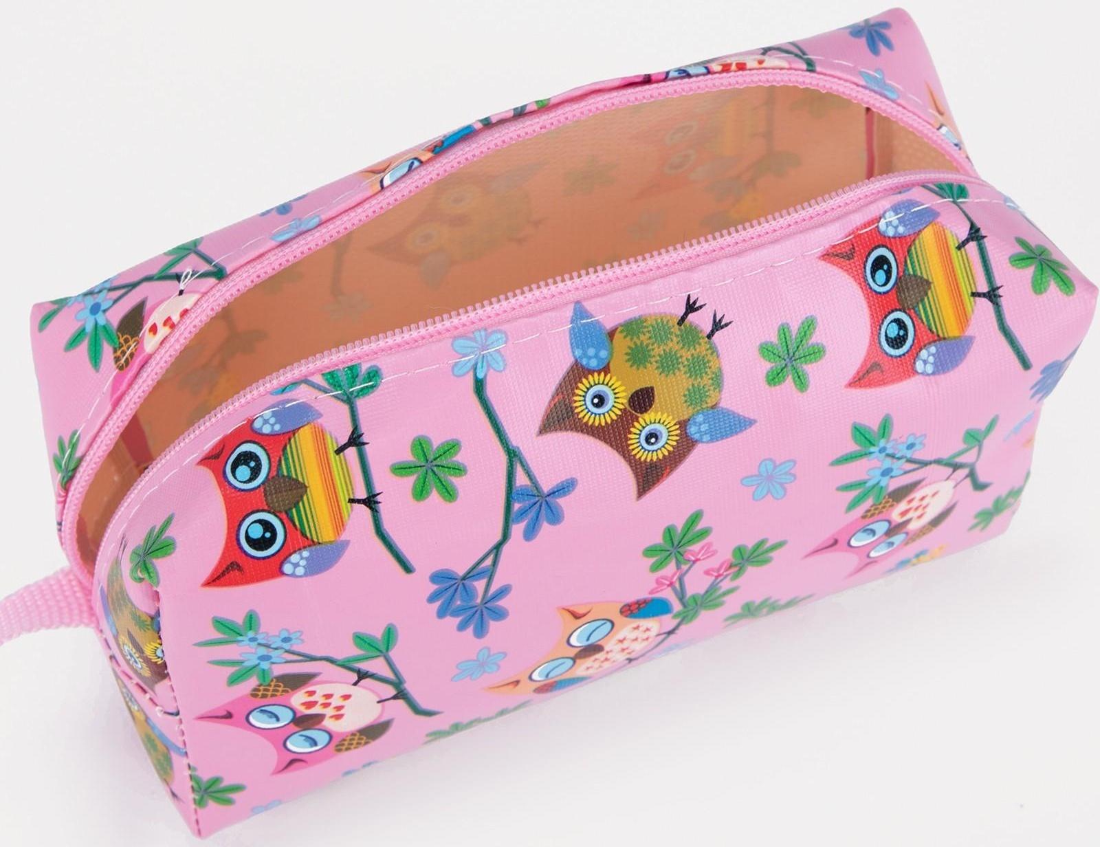 Косметичка на молнии, цвет розовый