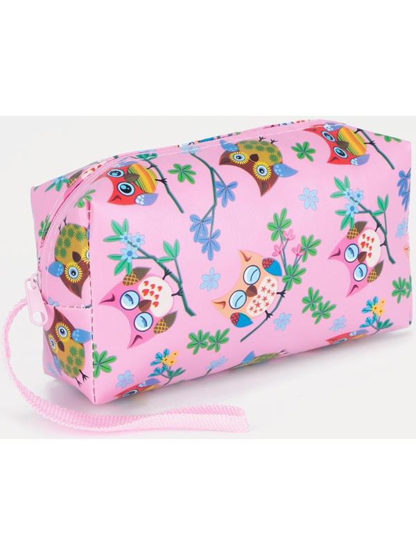 Косметичка на молнии, цвет розовый