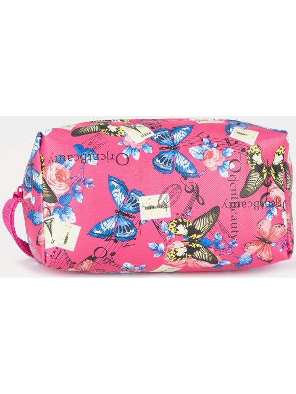 Косметичка на молнии, цвет розовый