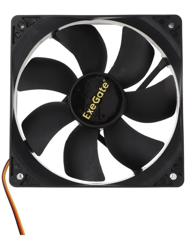 Вентилятор ExeGate EX12025S3P, 120x120x25 мм, подшипник скольж., 3 pin, 26 дБ