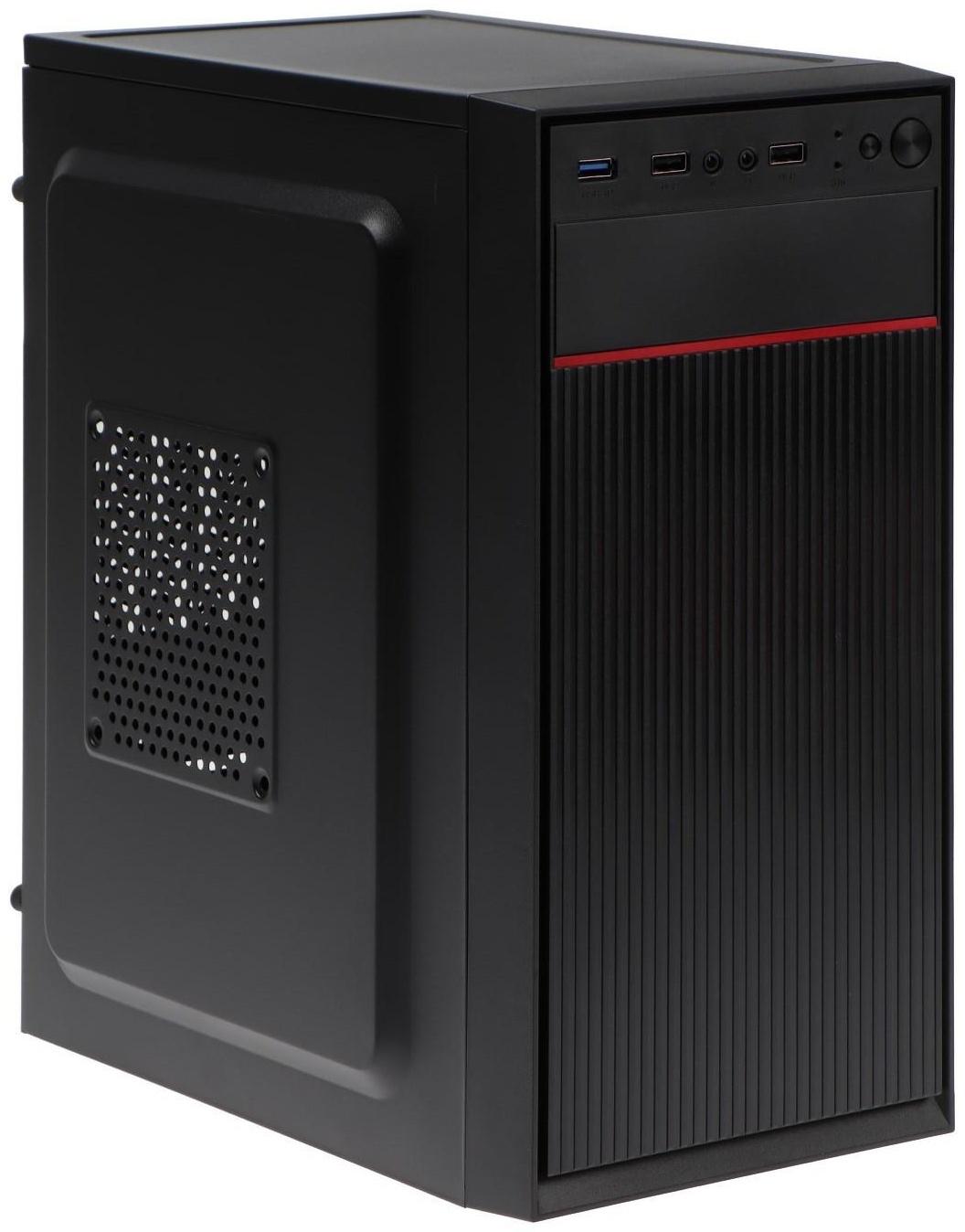 Корпус ExeGate BAA-113U, без БП, mATX, 2хUSB 2.0, 1хUSB 3.0, чёрный