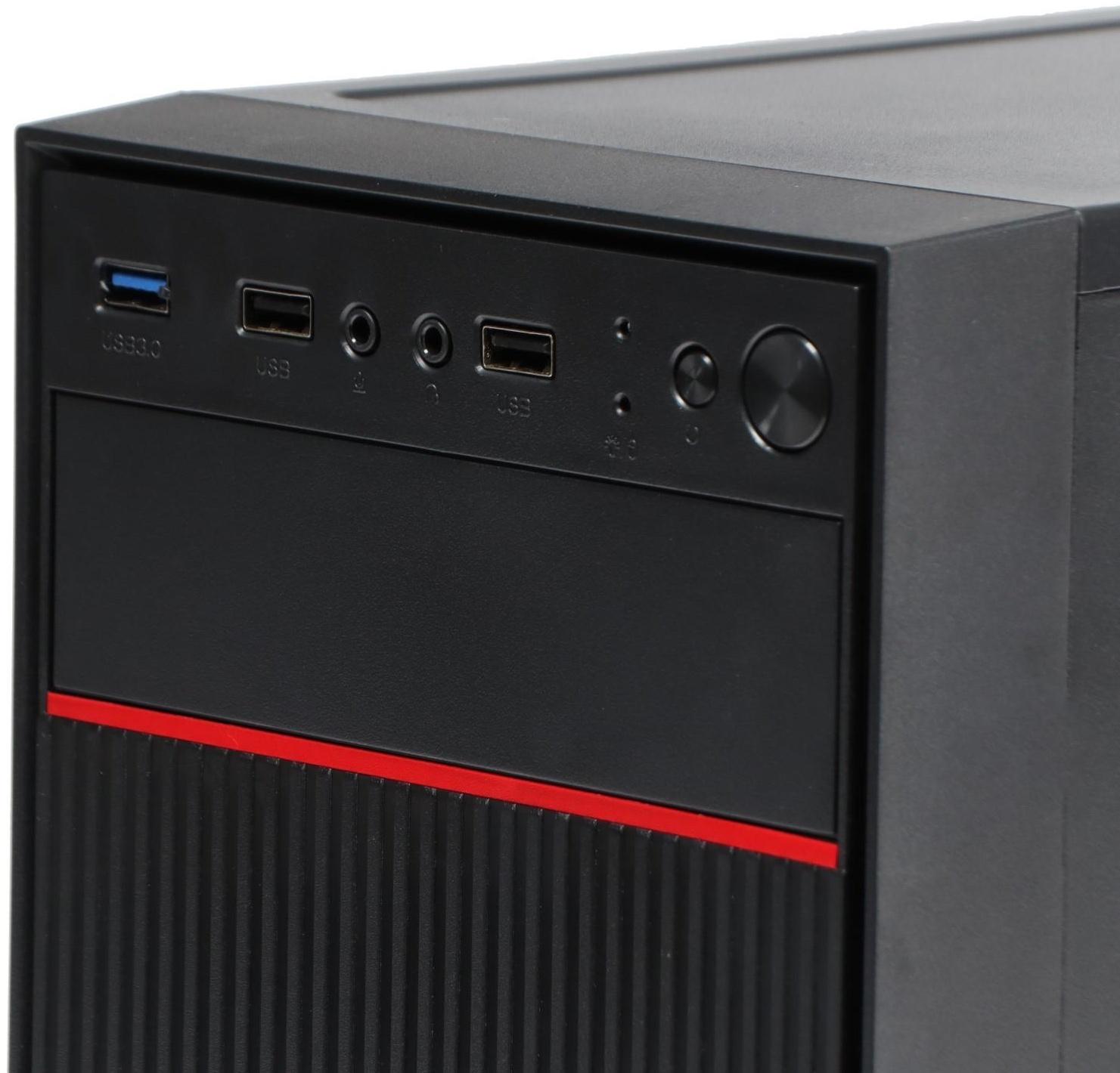 Корпус ExeGate BAA-113U, без БП, mATX, 2хUSB 2.0, 1хUSB 3.0, чёрный