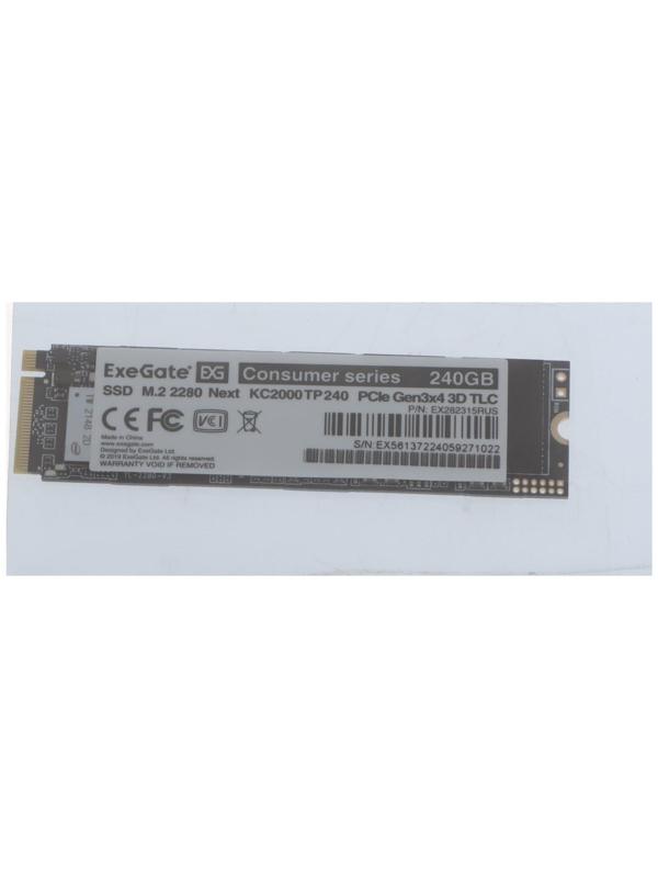 Накопитель SSD ExeGate Next KC2000TP240, 240 Гб, PCI-E x4, M2