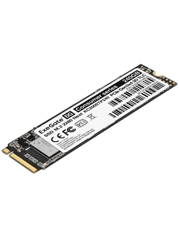 Накопитель SSD ExeGate Next KC2000TP240, 240 Гб, PCI-E x4, M2