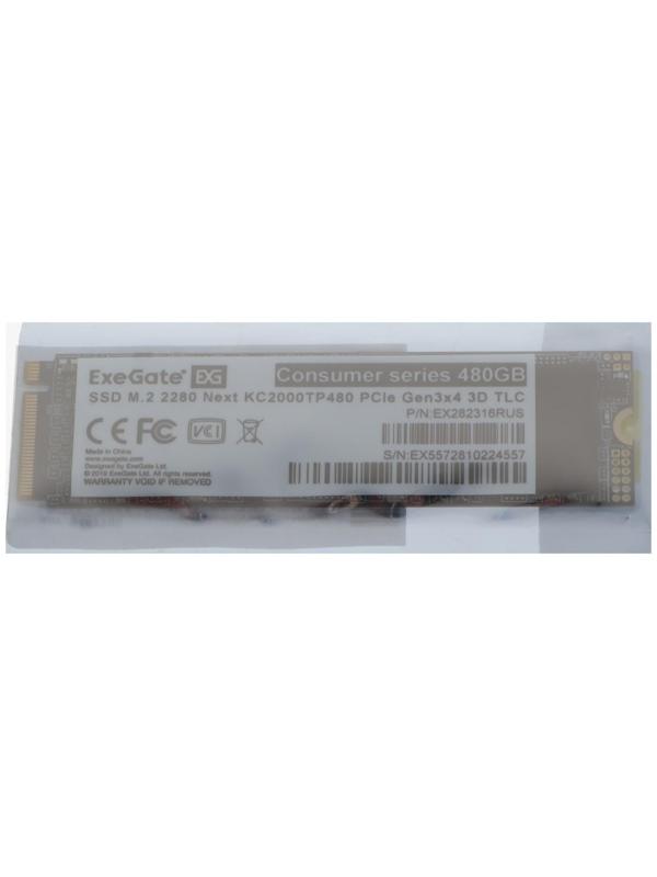 Накопитель SSD ExeGate Next KC2000TP480, 480 Гб, PCI-E x4, M2