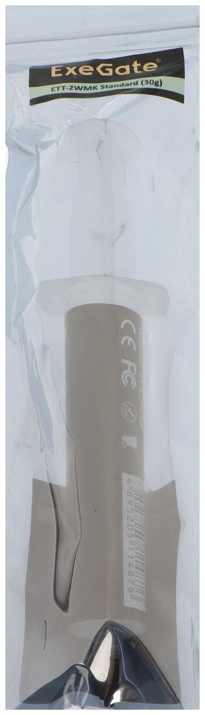 Термопаста ExeGate ETТ-2WMK Standard, 30 гр, шприц с лопаткой