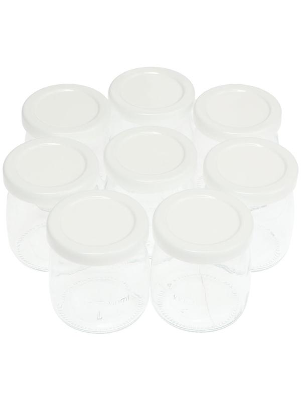 Йогуртница Galaxy GL 2697, 30 Вт, 180 мл, 8 ёмкостей, стекло, серебристая