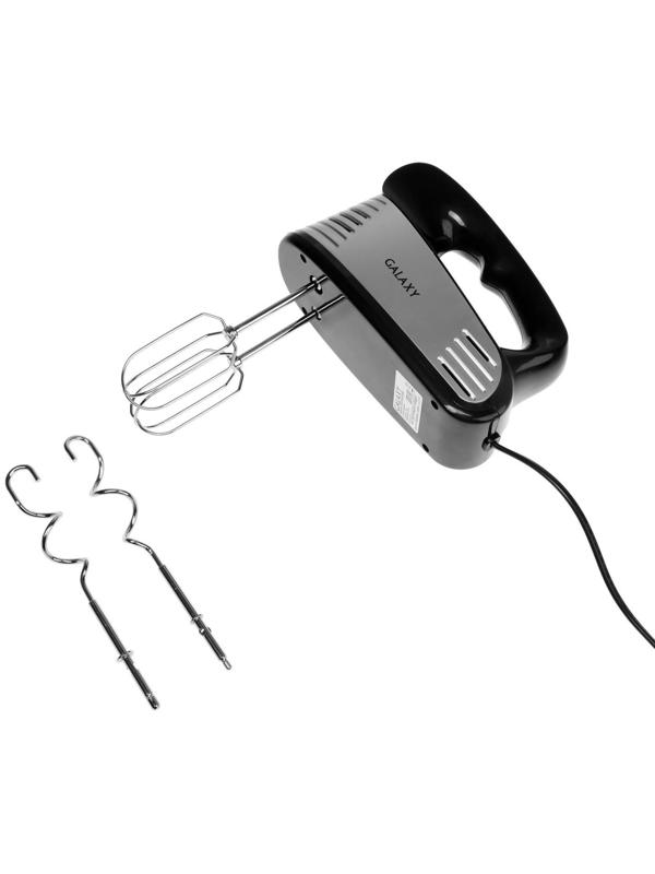 Миксер Galaxy LINE GL 2208, ручной, 250 Вт, 5 скоростей, режим 