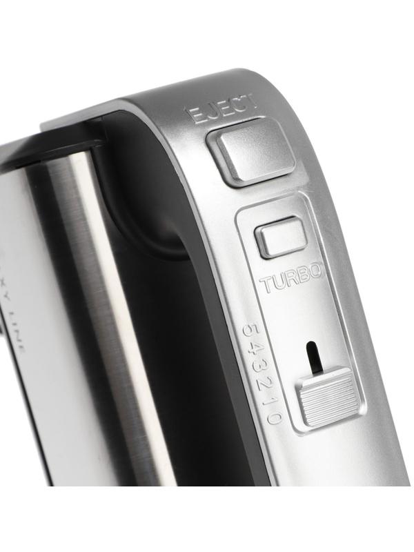 Миксер Galaxy LINE GL 2228, ручной, 700 Вт, 5 скоростей, серебристо-чёрный