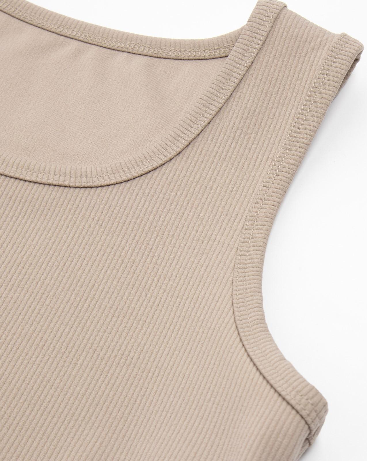 Топ спортивный женский MINAKU цвет бежевый, р-р 44