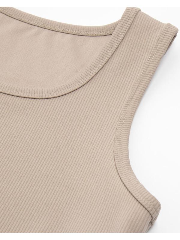 Топ спортивный женский MINAKU цвет бежевый, р-р 44